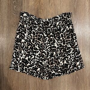Leopard Print Women's Shorts